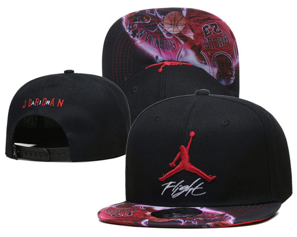 Michael Jordan Black Snapback Adjustable Hat YD230518010