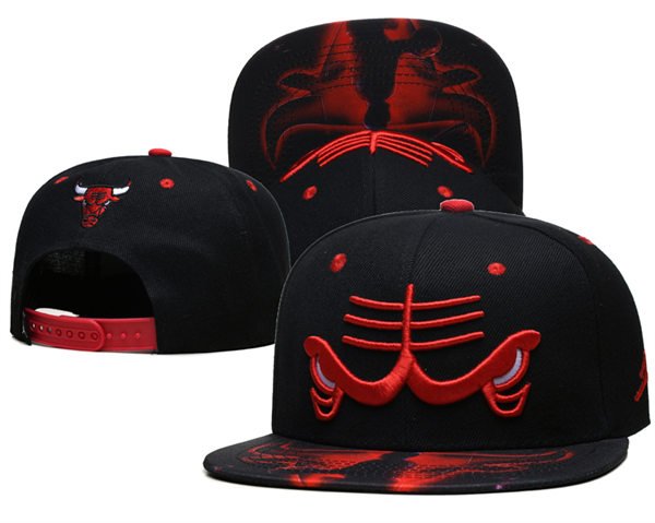 Michael Jordan Chicago Bulls Team Logo Snapback Adjustable Hat YD23051803