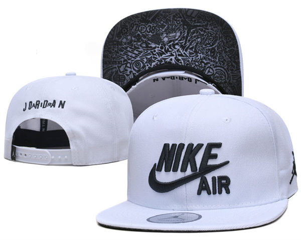 Michael Jordan White Nike Air Snapback Adjustable Hat YD230518011