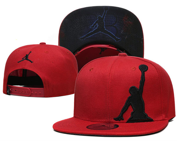 Michael Jordan Red Black Snapback Adjustable Hat YD23051807