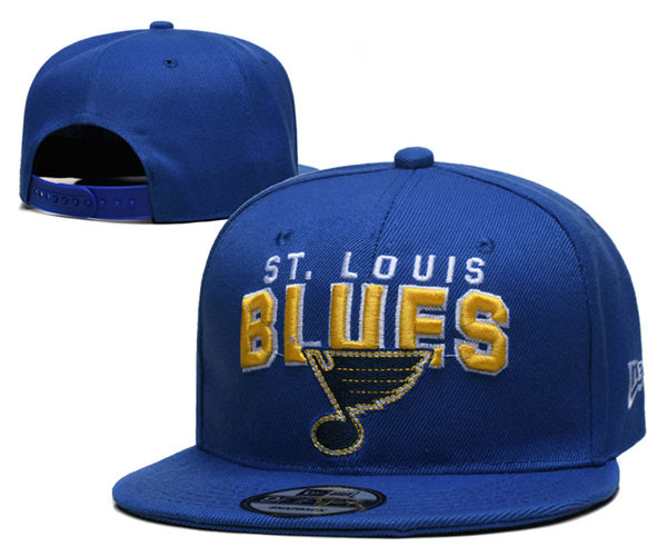 St. Louis Blues embroidered Royal Snapback Caps YD2305191