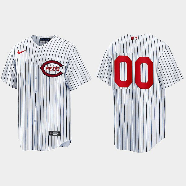 Men's Youth Cincinnati Reds Custom Nike 2022 MLB at Field of Dreams Game Authentic Team Jersey - White