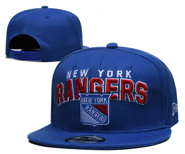 New York Rangers Royal embroidered Snapback Caps YD2305191 (1)