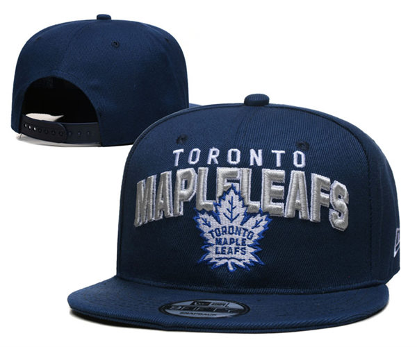 Toronto Maple Leafs Navy embroidered Snapback Caps YD2305191 (2)
