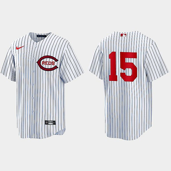 Men's Cincinnati Reds #15 Nick Senzel Nike 2022 MLB at Field of Dreams Game Authentic Team Jersey - White