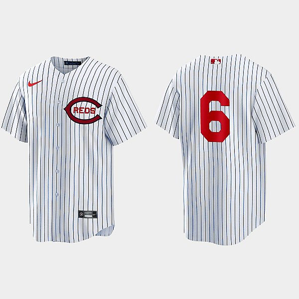 Men's Cincinnati Reds #6 Jonathan India Nike 2022 MLB at Field of Dreams Game Authentic Team Jersey - White