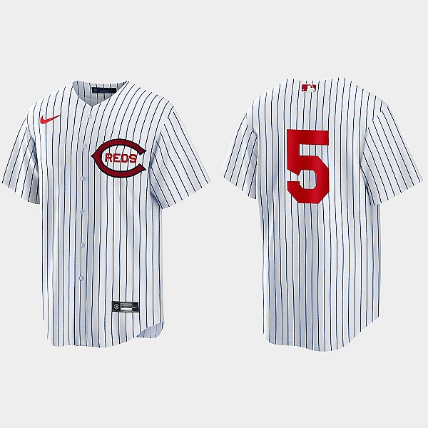 Men's Cincinnati Reds #5 Johnny Bench  Nike 2022 MLB at Field of Dreams Game Authentic Team Jersey - White