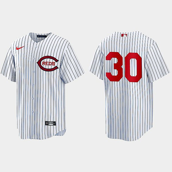 Men's Cincinnati Reds #30 Ken Griffey Jr Nike 2022 MLB at Field of Dreams Game Authentic Team Jersey - White