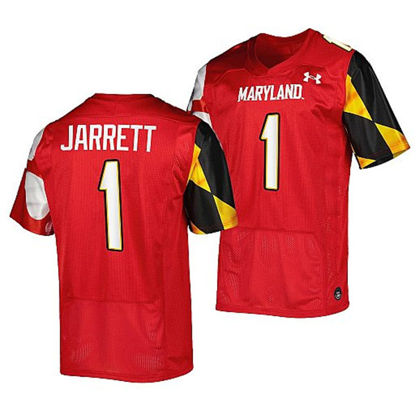 Mens Youth Maryland Terrapins #7 Dontay Demus Jr. Red 2022 College Football Game Jersey