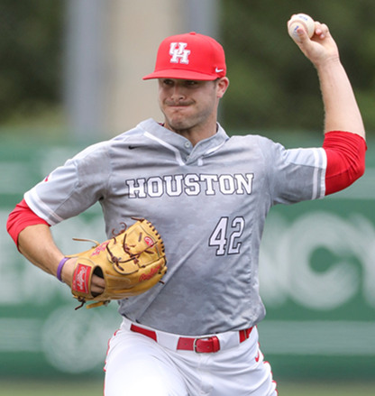 Mens Youth Houston Cougars Custom Gray Houston two-Button Pullover Baseball Game Jersey