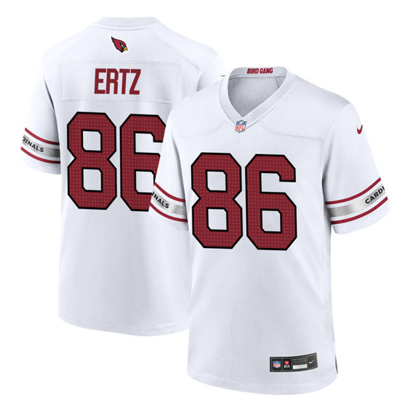 Mens Arizona Cardinals #86 Zach Ertz Nike 2023 Road White Vapor Limited Jersey