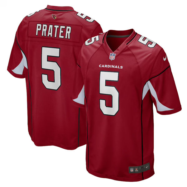Mens Arizona Cardinals #5 Matt Prater Nike 2022 Cardinal Vapor Limited Jersey