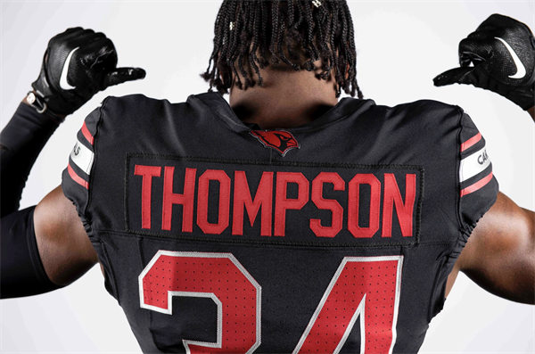 Mens Arizona Cardinals #34 Jalen Thompson Nike 2023 Alternate Black Vapor Player Jersey