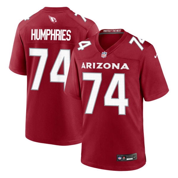 Mens Arizona Cardinals #74 D. J. Humphries Nike 2023 Cardinal Vapor Limited Player Jersey
