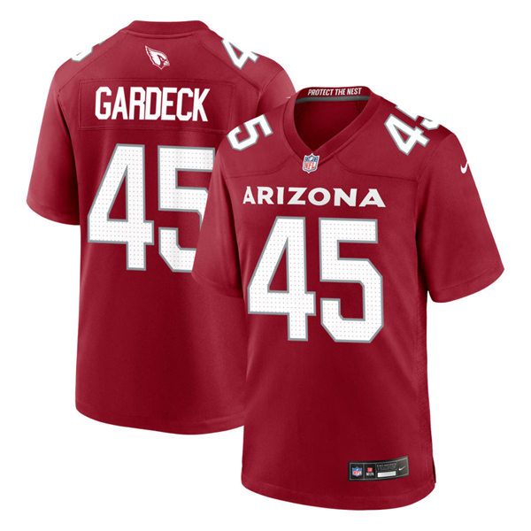 Mens Arizona Cardinals #45 Dennis Gardeck  Nike 2023 Cardinal Vapor Limited Player Jersey