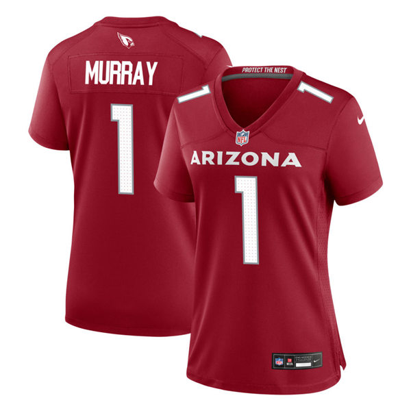 Womens Arizona Cardinals #1 Kyler Murray Nike 2023 Home Cardinal Limited Jersey