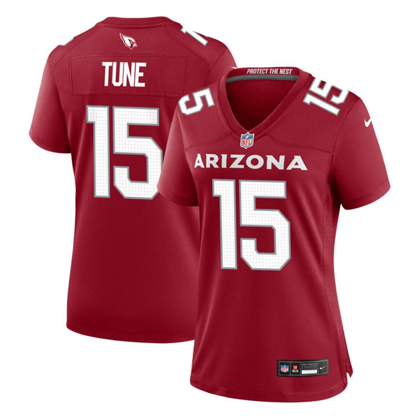Womens Arizona Cardinals #15 Clayton Tune Nike 2023 Home Cardinal Limited Jersey