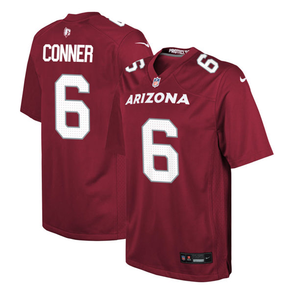 Youth Arizona Cardinals #6 James Conner Nike 2023 Home Cardinal Limited Jersey
