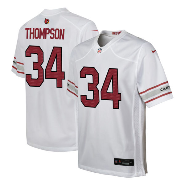 Youth Arizona Cardinals #34 Jalen Thompson Nike 2023 Road White Limited Jersey