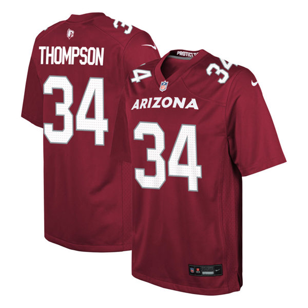 Youth Arizona Cardinals #34 Jalen Thompson Nike 2023 Home Cardinal Limited Jersey
