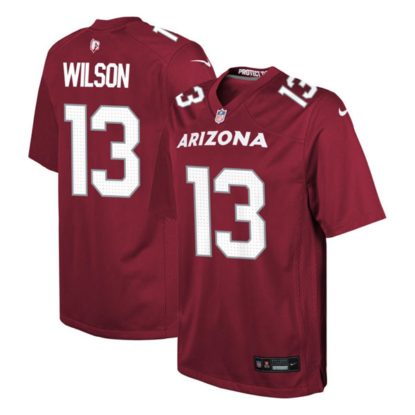 Youth Arizona Cardinals #13 Michael Wilson Nike 2023 Home Cardinal Limited Jersey