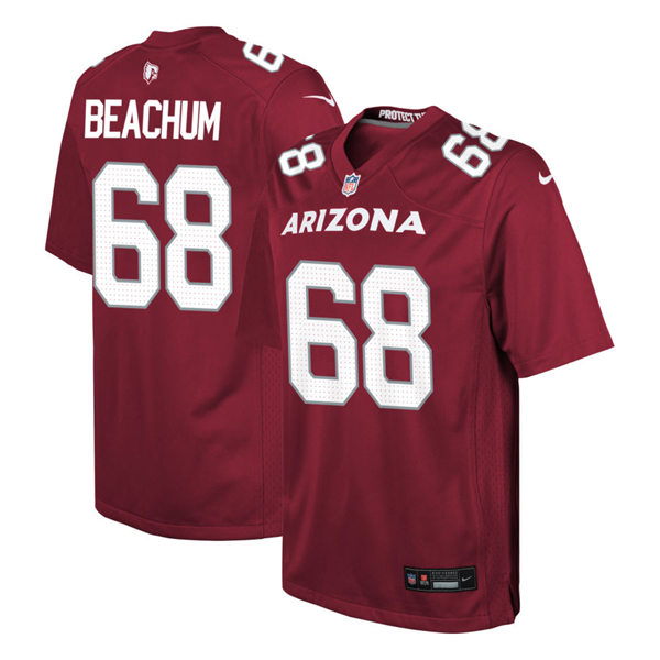 Youth Arizona Cardinals #68 Kelvin Beachum Nike 2023 Home Cardinal Limited Jersey