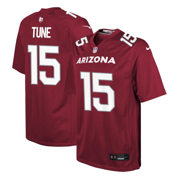 Youth Arizona Cardinals #15 Clayton Tune Nike 2023 Home Cardinal Limited Jersey