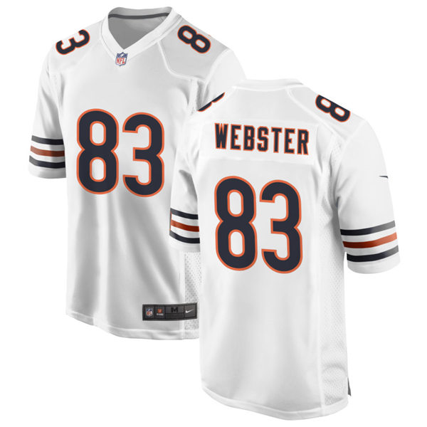 Mens Chicago Bears #83 Nsimba Webster Nike White Vapor Untouchable Limited Jersey