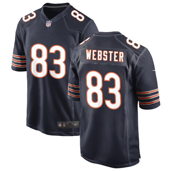 Mens Chicago Bears #83 Nsimba Webster Nike Navy Vapor Untouchable Limited Jersey 