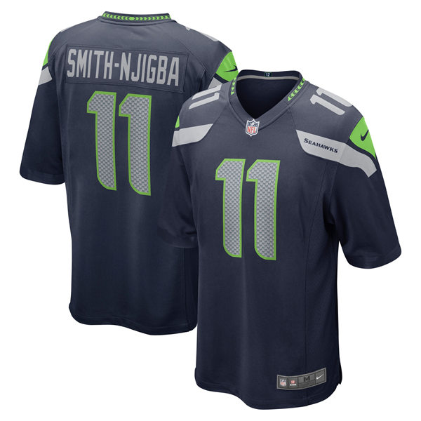 Men's Seattle Seahawks #11 Jaxon Smith-Njigba Nike Navy Team Color Vapor Limited Jersey