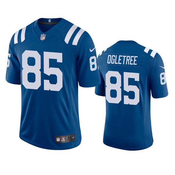Mens Indianapolis Colts #85  Andrew Ogletree Nike Royal Vapor Limited Player Jersey
