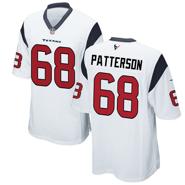 Men's Houston Texans #68 Jarrett Patterson Nike White Vapor Limited Player Jersey
