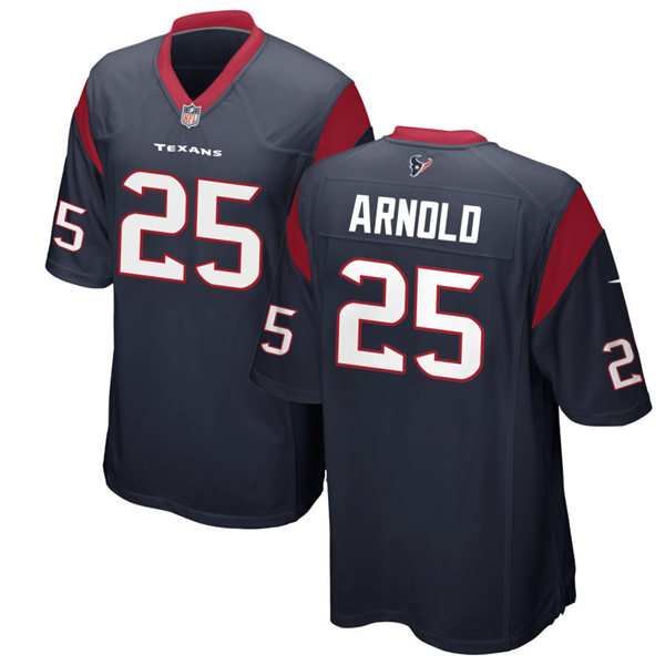 Men's Houston Texans #25 Grayland Arnold Nike Navy Vapor Limited Player Jersey