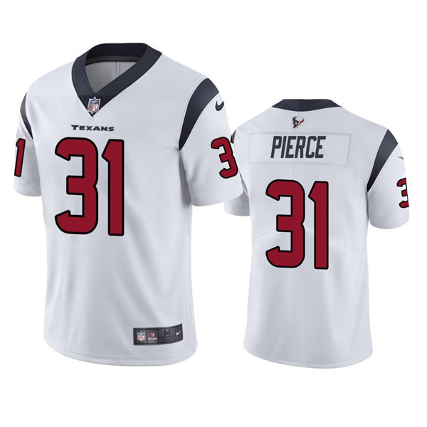 Men's Houston Texans #31 Dameon Pierce Nike White Vapor Limited Player Jersey