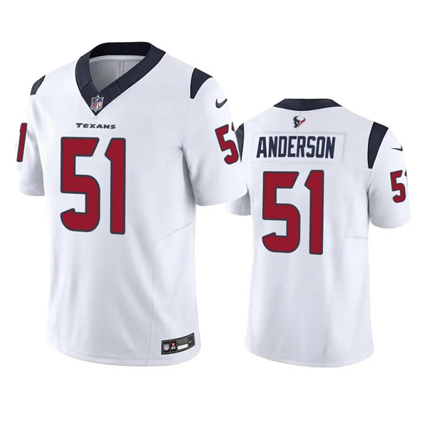 Men's Houston Texans #51 Will Anderson Jr. Nike White Vapor Limited Player Jersey