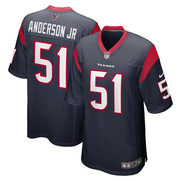 Men's Houston Texans #51 Will Anderson Jr. Nike Navy Vapor Limited Player Jersey