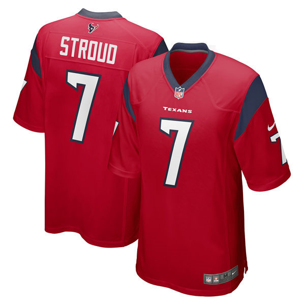 Men's Houston Texans #7 CJ Stroud Nike Red Alternate Vapor Limited Player Jersey