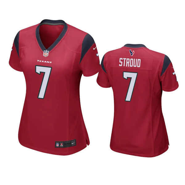 Womens Houston Texans #7 CJ Stroud Nike Red Alternate Limited Jersey 