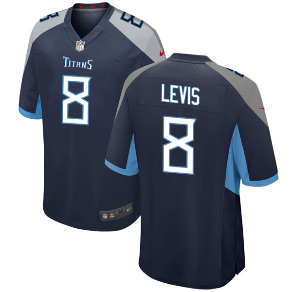 Mens Tennessee Titans #8 Will Levis Nike Navy Vapor Untouchable Limited Jersey