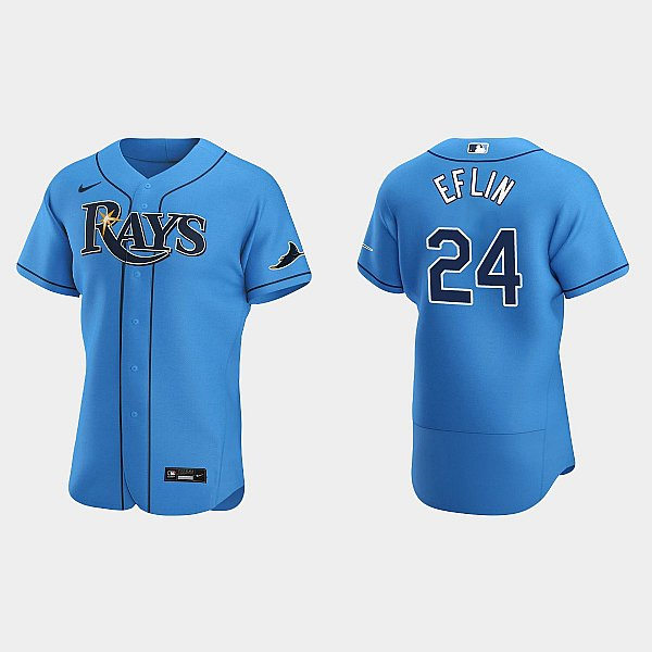 Mens Tampa Bay Rays #16 Kevin Cash  Nike Light Blue Alternate Flex Base Player Jersey