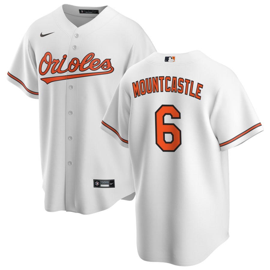 Youth Baltimore Orioles #6 Ryan Mountcastle Nike Home White Jersey
