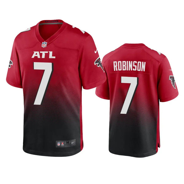 Men's Atlanta Falcons #7 Bijan Robinson Nike Red 2nd Alternate Vapor Limited Jersey