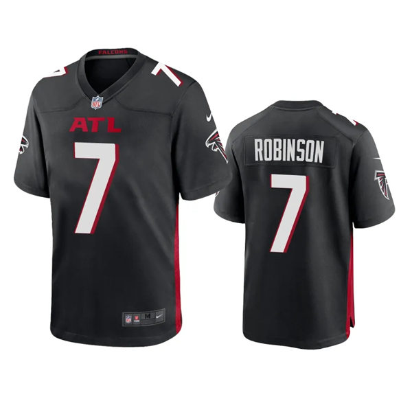 Men's Atlanta Falcons #7 Bijan Robinson Nike Black Vapor Limited Jersey