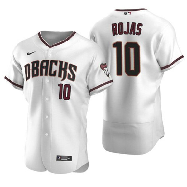 Mens Youth Arizona Diamondbacks #10 Josh Rojas Nike Home White Crimson FlexBase Jersey