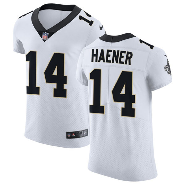 Men's New Orleans Saints #14 Jake Haener Nike White Vapor Untouchable Limited Jersey