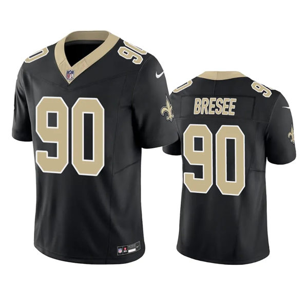Men's New Orleans Saints #90 Bryan Bresee Nike Black Vapor Untouchable Limited Jersey
