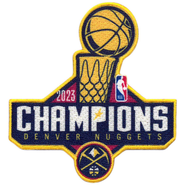 Embroidered Denver Nuggets 2023 NBA Finals Champions Jersey Patch
