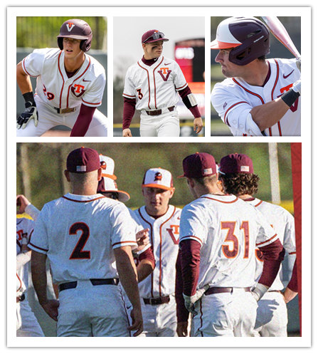 Mens Youth Virginia Tech Hokies Custom Nike White Baseball Game Jersey