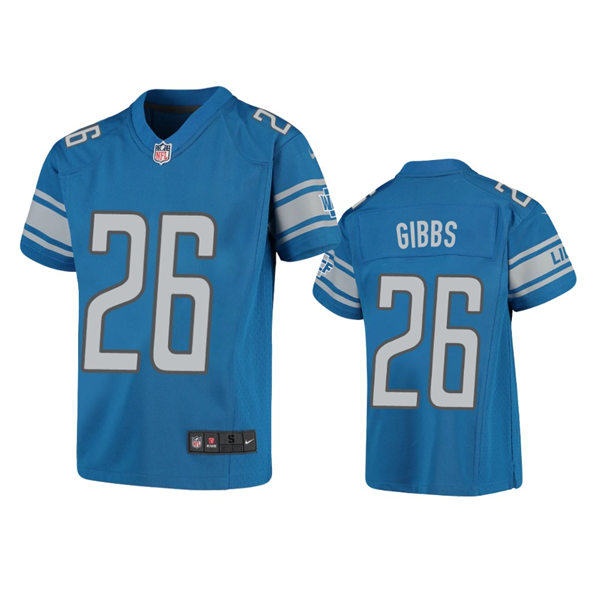 Youth Detroit Lions #26 Jahmyr Gibbs Nike Blue Limited Jersey
