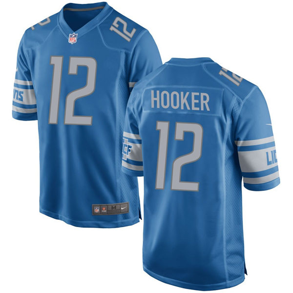 Mens Detroit Lions #2 Hendon Hooker Nike Blue Vapor Untouchable Limited Jersey